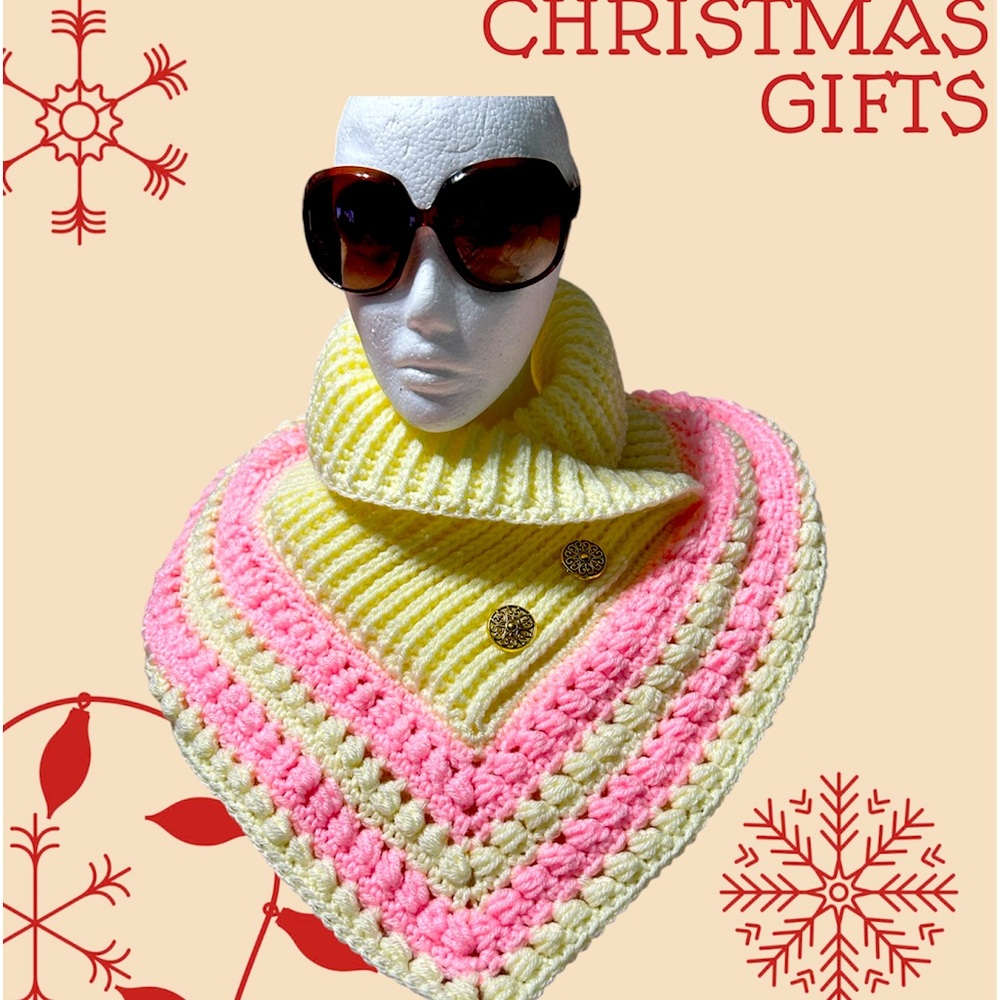Elegant handcrafted NECK WARMER